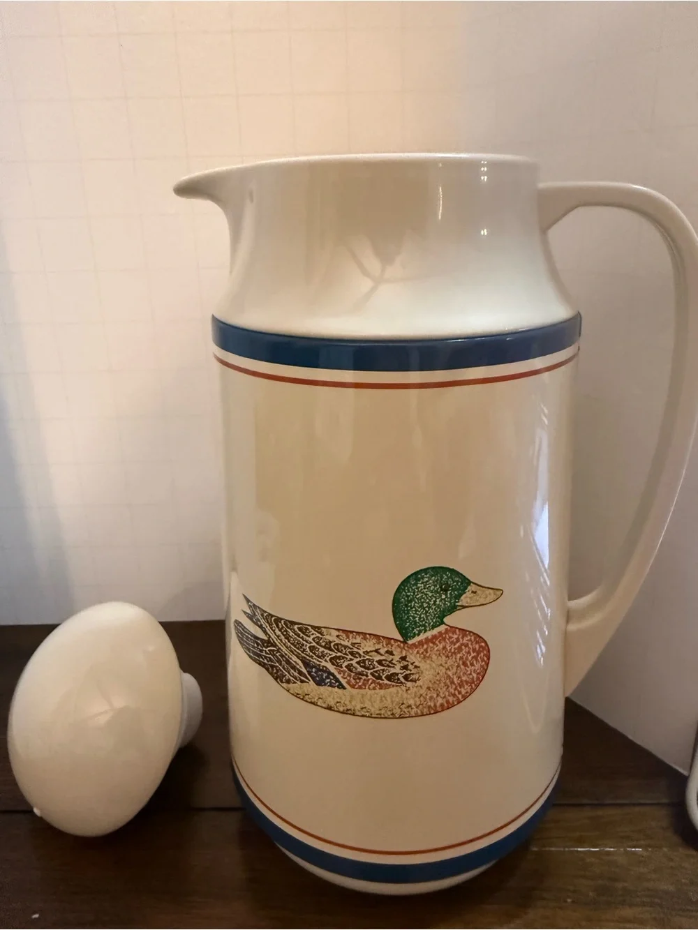 Vintage Corning Ware Mallard Duck Carafe in Great Condition